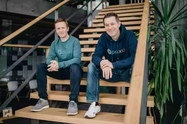 Die Gründer von pixxio Richard und Christoph