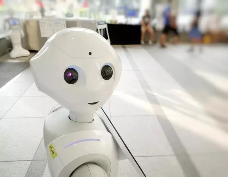Bild eines Roboters - Künstliche Intelligenz im Marketing