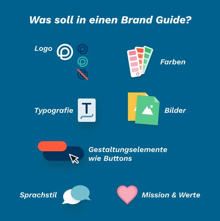 Brand Guide Inhalte