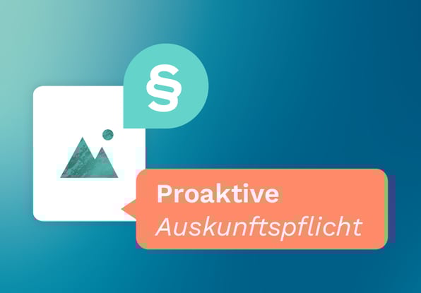 proaktive auskunftspflicht