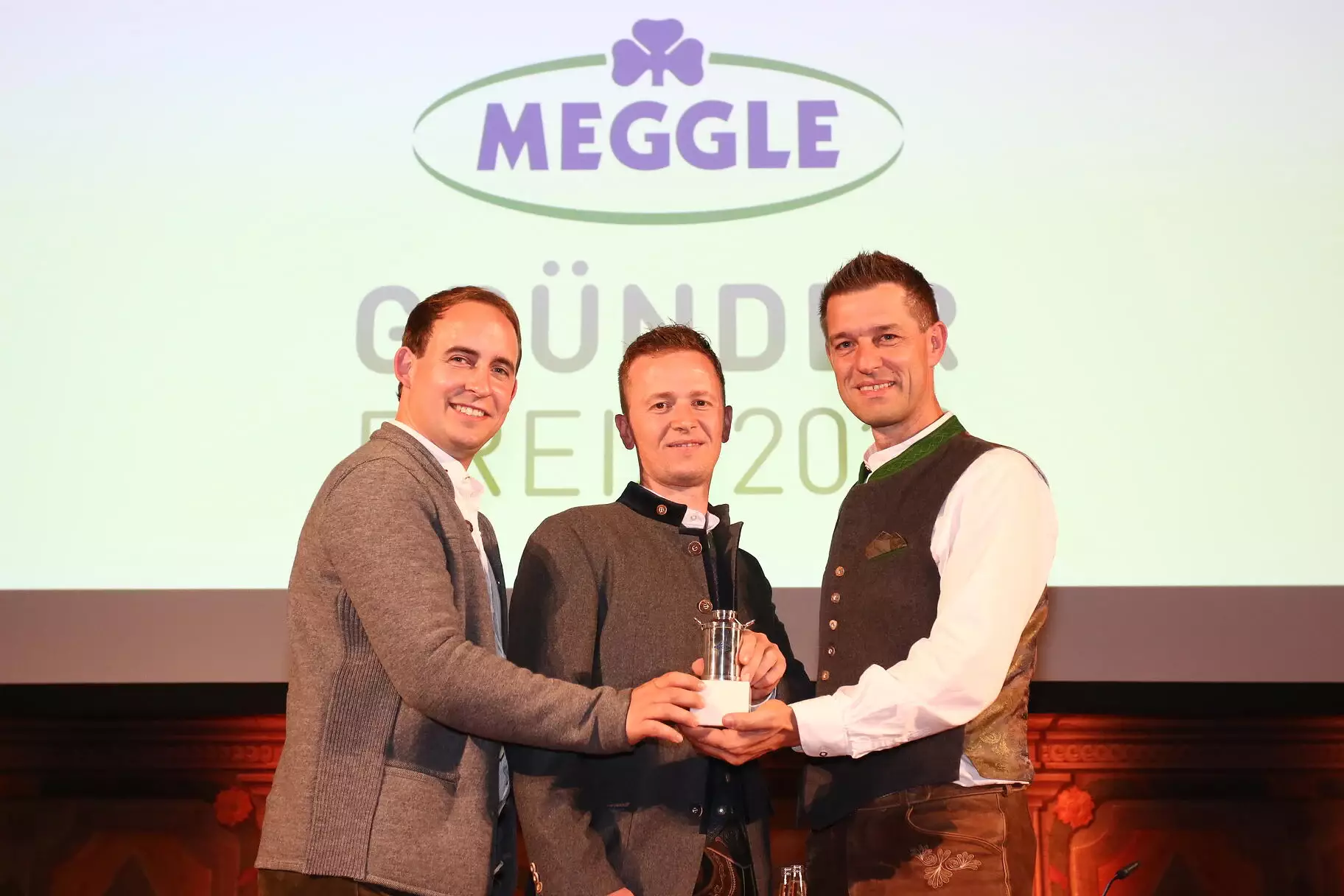 Verleihung des Meggle Gründerpreis 2018 